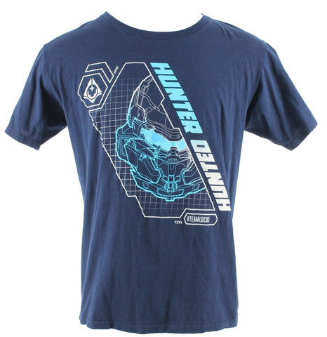 Halo Sz XL Blue White Hunter Hunted #Teamlocke 100% Cotton T Shirt