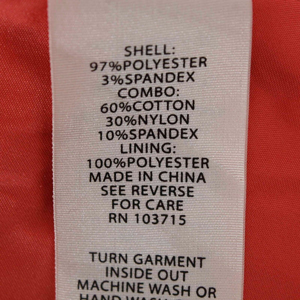 Nanette Lepore Sz 8 Coral Asymmetric Eyelet Hem Back Zip Lined Poly Blend Dress