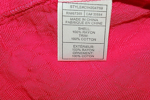 Cupcakes and Cashmere Sz XS Red Rayon Cotton Lace Insert Peasant Boho Top