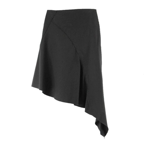 Tao Freedom Sz 0 (2) Black Button Closure Asymmetric Nylon Tactel Spandex Skirt