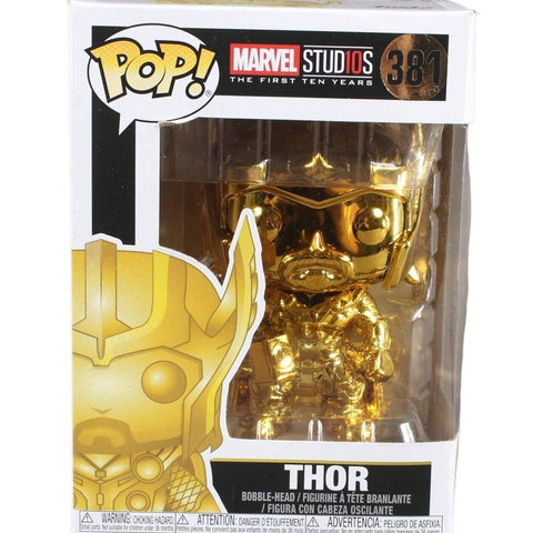 Funko POP Marvel Studios The First Ten Years #381 Thor Bobble Head Collectible
