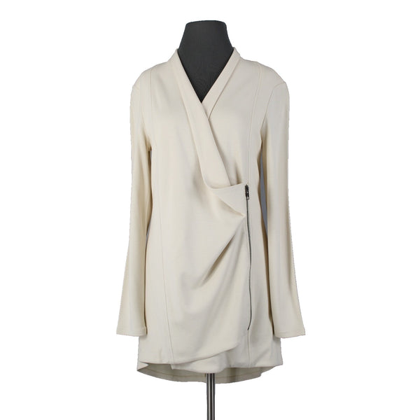 Nic Zoe NEW $249 Sz S Creme Brulee Zipper Visocose Nylon Spandex Jacket