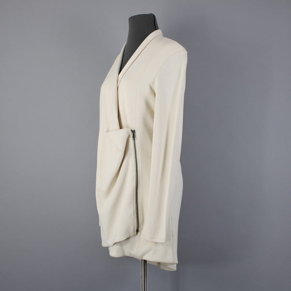 Nic Zoe NEW $249 Sz S Creme Brulee Zipper Visocose Nylon Spandex Jacket
