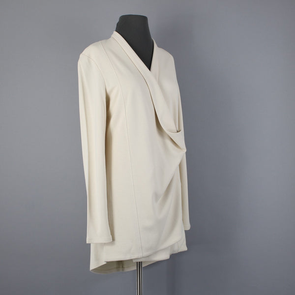 Nic Zoe NEW $249 Sz S Creme Brulee Zipper Visocose Nylon Spandex Jacket