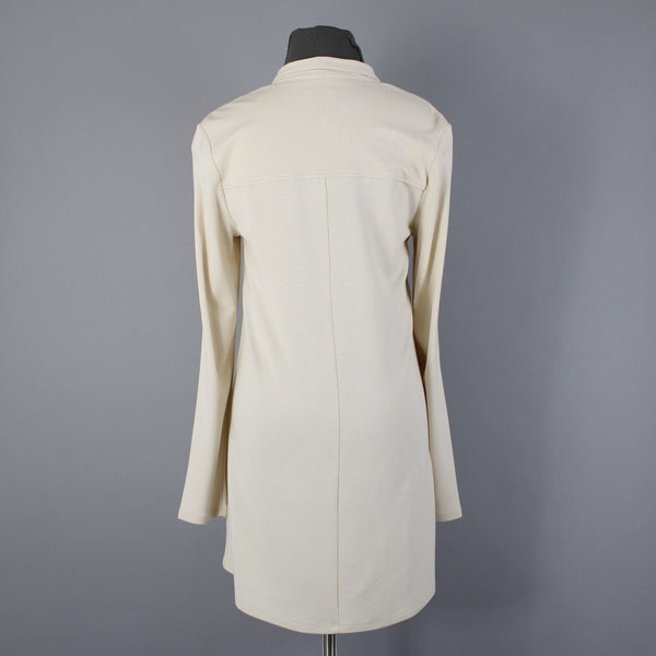 Nic Zoe NEW $249 Sz S Creme Brulee Zipper Visocose Nylon Spandex Jacket