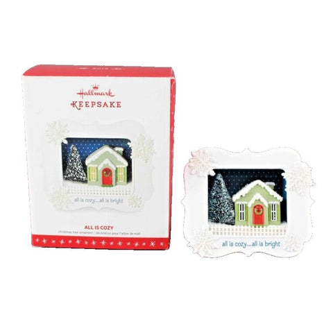 Hallmark Keepsake NEW $24 All Is Cozy... Bright w Light Capability Ornament