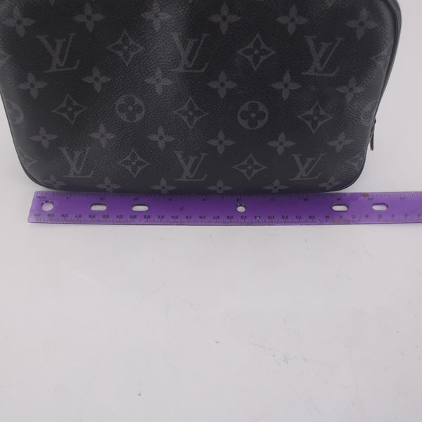 Louis Vuitton Toiletry Pouch BA3290 Eclipse Zipper Logo PM Toiletry Pouch