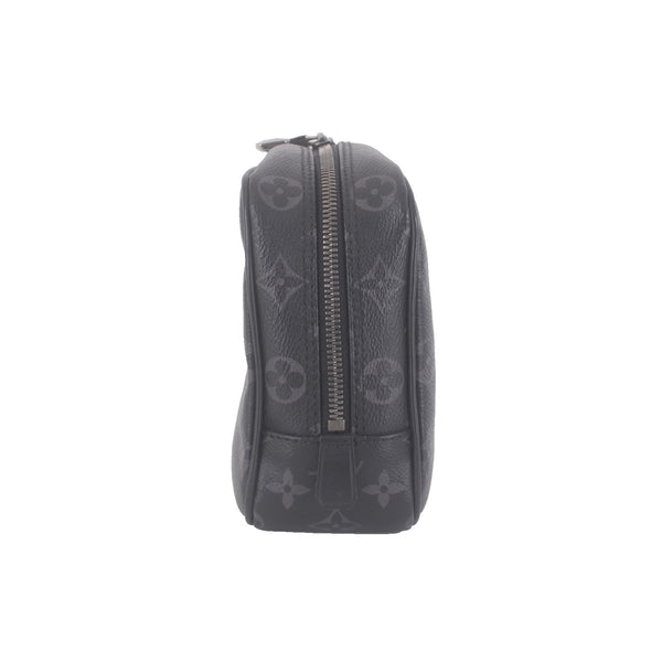 Louis Vuitton Toiletry Pouch BA3290 Eclipse Zipper Logo PM Toiletry Pouch