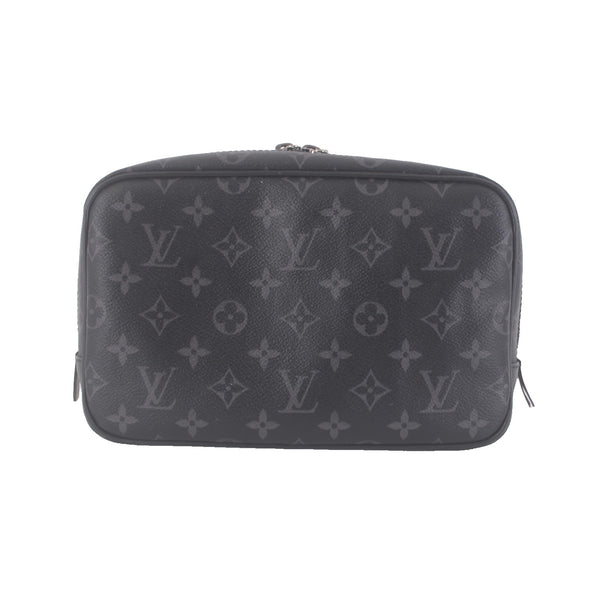 Louis Vuitton Toiletry Pouch BA3290 Eclipse Zipper Logo PM Toiletry Pouch
