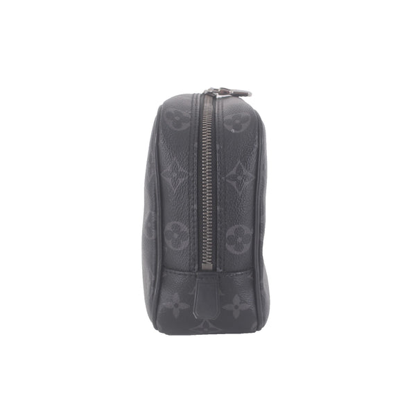Louis Vuitton Toiletry Pouch BA3290 Eclipse Zipper Logo PM Toiletry Pouch