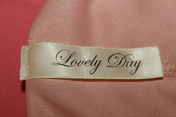 Lovely Day Sz S Peach Pink Trapeze Layered Polyester? Top