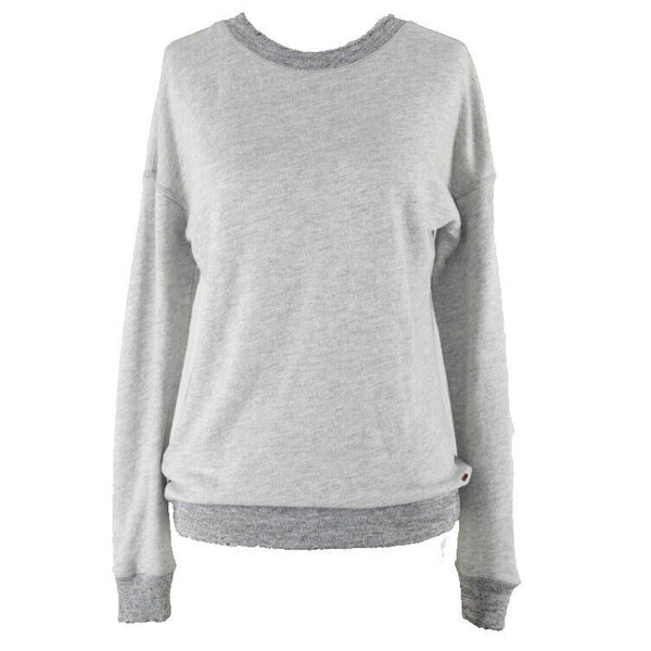 Philanthropy NEW $161 Sz XS Gray Multi Lace Up Back Cotton Viscose Top