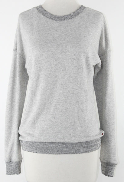 Philanthropy NEW $161 Sz XS Gray Multi Lace Up Back Cotton Viscose Top
