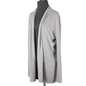 Nordstrom Signature NEW $249 Sz S Gray Collared 100% Cashmere Wrap