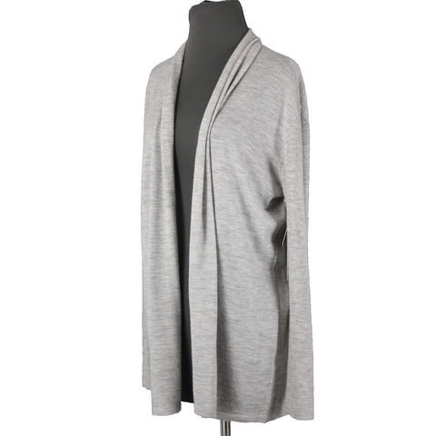 Nordstrom Signature NEW $249 Sz S Gray Collared 100% Cashmere Wrap