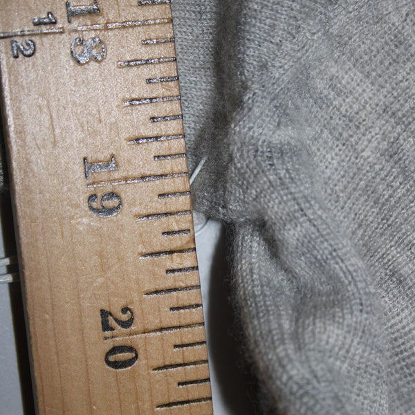 Nordstrom Signature NEW $249 Sz S Gray Collared 100% Cashmere Wrap