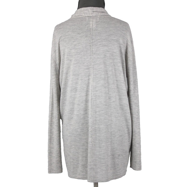 Nordstrom Signature NEW $249 Sz S Gray Collared 100% Cashmere Wrap