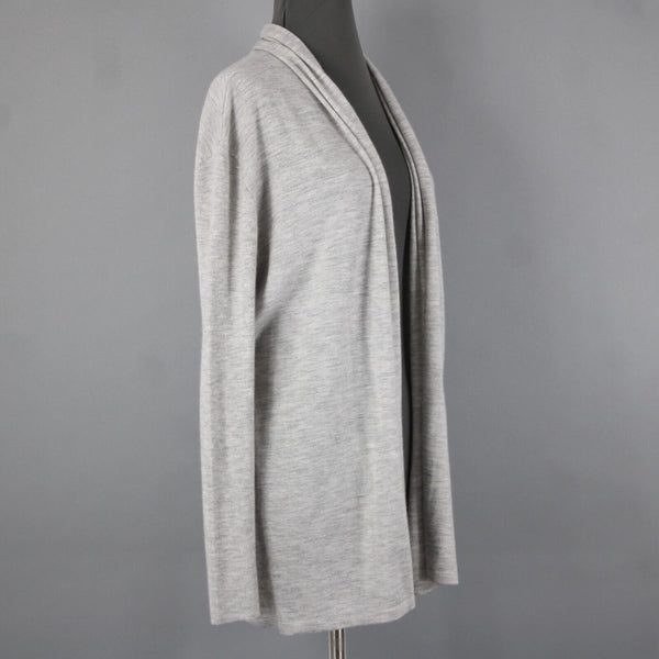Nordstrom Signature NEW $249 Sz S Gray Collared 100% Cashmere Wrap
