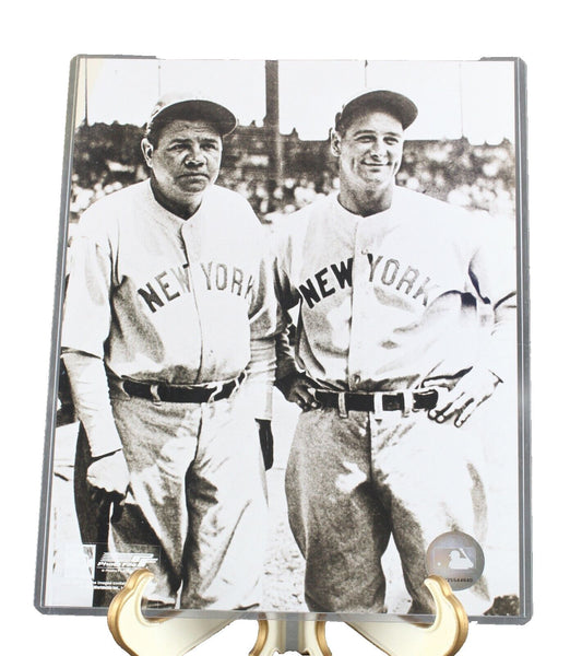 New York Yankees Babe Ruth And Lou Gehrig 8 X 10 Photograpgh