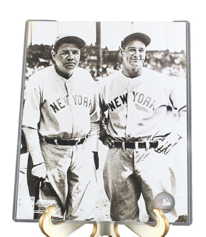 New York Yankees Babe Ruth And Lou Gehrig 8 X 10 Photograpgh
