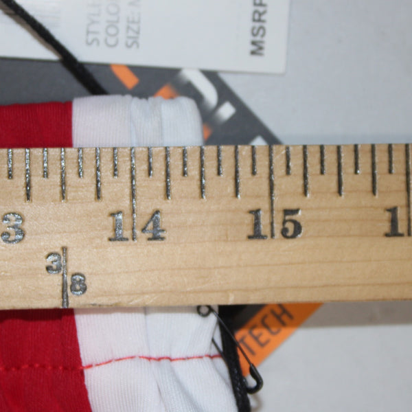 Royal Blue AW Pant NEW $60 Sz M x 30 Red White Pockets Drawstring Poly Spandex