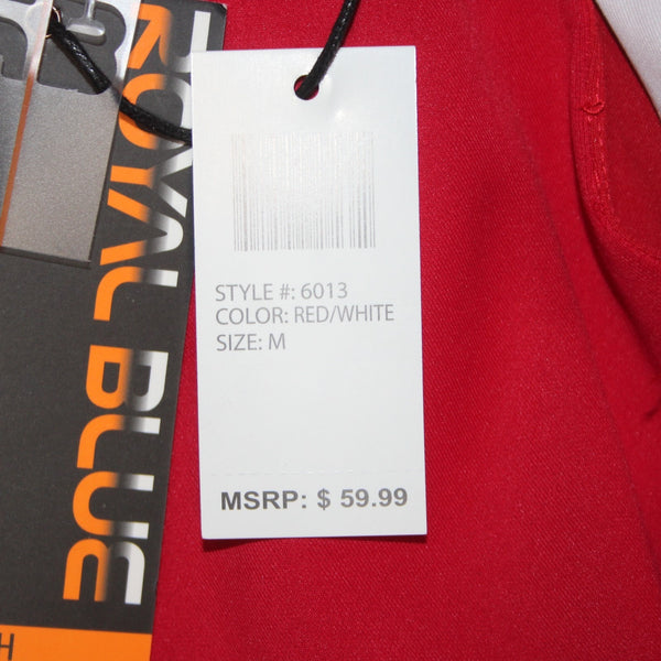 Royal Blue AW Pant NEW $60 Sz M x 30 Red White Pockets Drawstring Poly Spandex