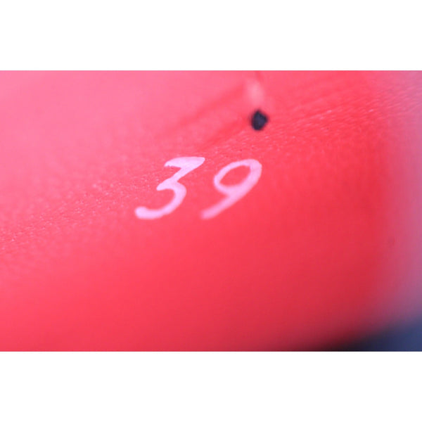 Pas De Rouge Wedge Heels Camoscio Dover Sz 39 Black Suede Leather 2.5" Heel