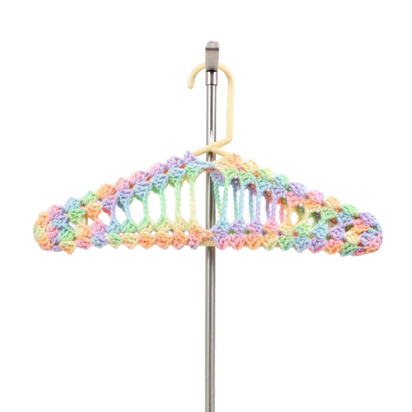 No Brand Multicolored Crochet Set Of 6 Hangers