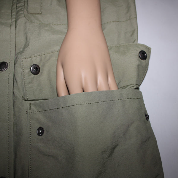 Eddie Bauer NEW $99 Trekker Sz XS Green Specially Dyed Pockets Cotton Vest