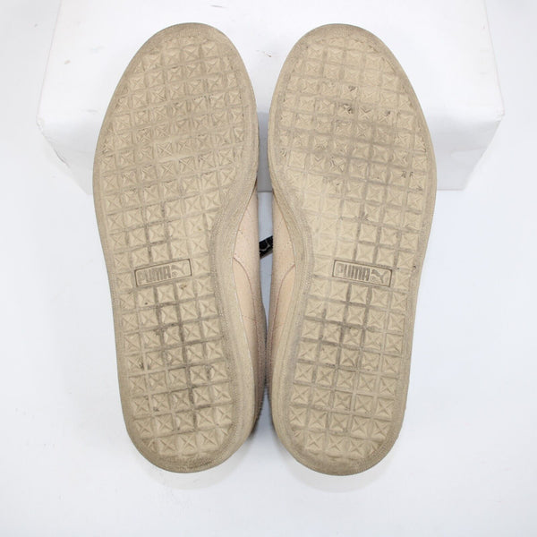 Puma Suede Sz 9 Tan Animal Print Leather Textile Rubber Sole Tennis Shoes