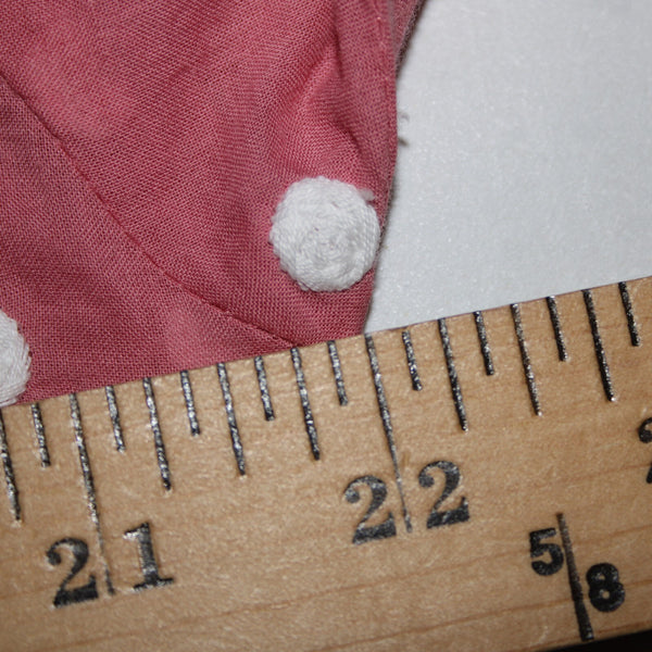 J Jill NEW $89 Sz XS Pink White Polka Dots Buttons Collared 100% Cotton Top