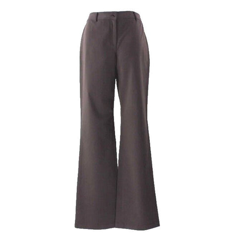 Worth NEW $328 Sz 10 x 33.5 Dark Brown Hickory Brushed Twill Jeanette Pant