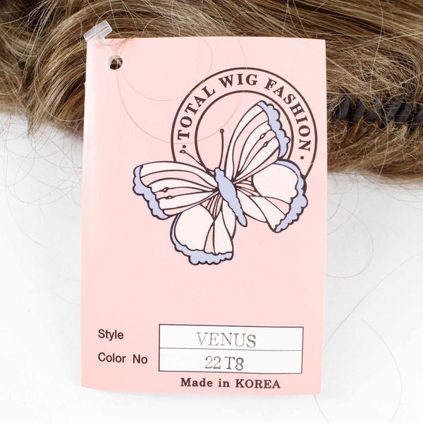 Total Wig Fashion Bonita Collection VENUS Color No 22T8 Wavy Clip On Hairpiece