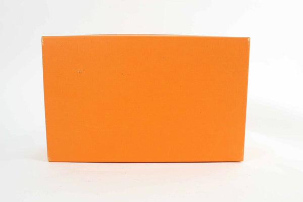 HERMES Sz 11.5 x 7.25 x 4 Orange Brown Gift Box