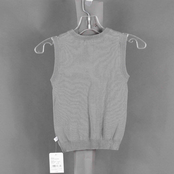 Kanz NEW Sz 12 Mo Gray Red Argyle V Neck Cotton Boys Sweater Vest