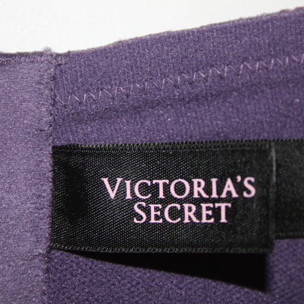 Victoria's Secret NEW Sz 34DD Purple Lace Trim Convertible Strap Nylon Blend Bra
