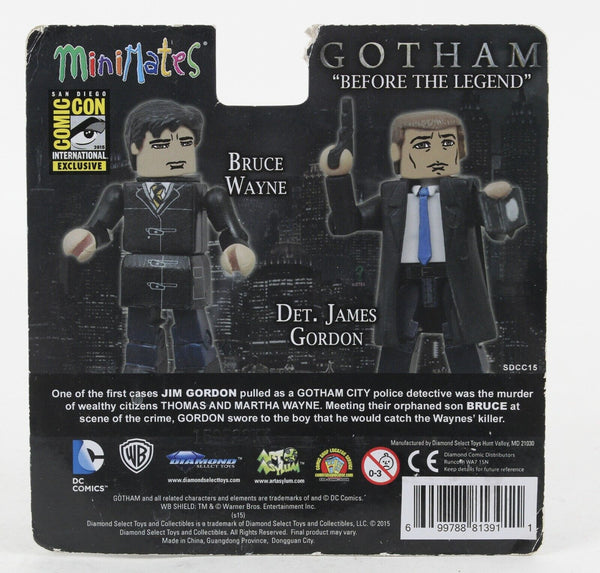 Diamond Select  Gotham Det. James Gordon & Bruce Wayne Mini Mates