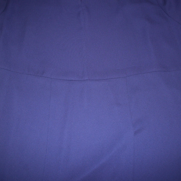 Vince Camuto Top NEW $89 Sz 1X Evening Navy Blue Asymmetrical Lined 100% Poly