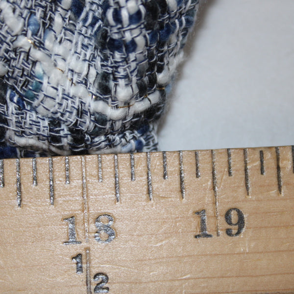 Aqua Jacket NEW $128 Sz S Navy Blue White Silver Buttons 100% Polyester Jacket