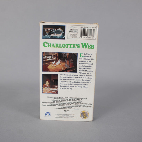 Paramount VHS Family Favorites Charlottes Web VHS
