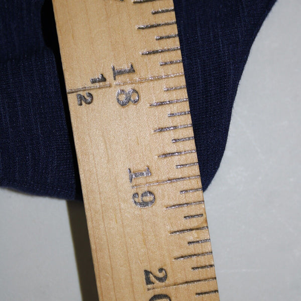 Banana Republic Sz 14 Navy Blue Sleeveless Ruffle Polyester Spandex Dress