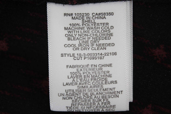 Joie NEW Sz S Black Pink 100% Polyester Blouse Top