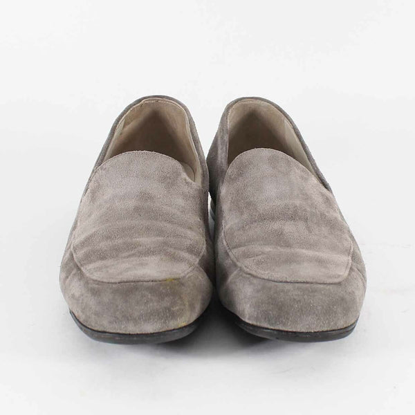 Coco Sz 8/38B Costa Taupe Upper Suede .5" Slip On Flats