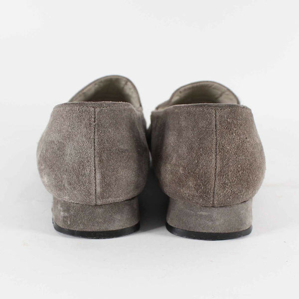 Coco Sz 8/38B Costa Taupe Upper Suede .5" Slip On Flats