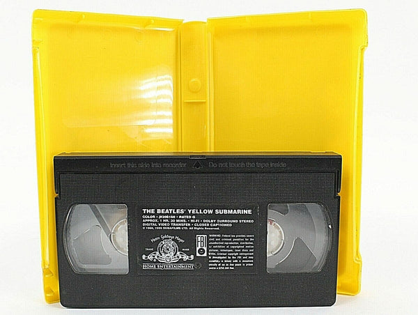 Apple MGM 1999 The Beatles Yellow Submarine VHS Hi Fi Dolby Rated G Movie
