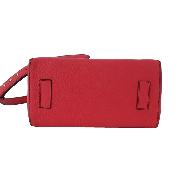 Strathberry Purse 10 x 8 x 5 Raspberry Pink Gold Hardware Leather Purse