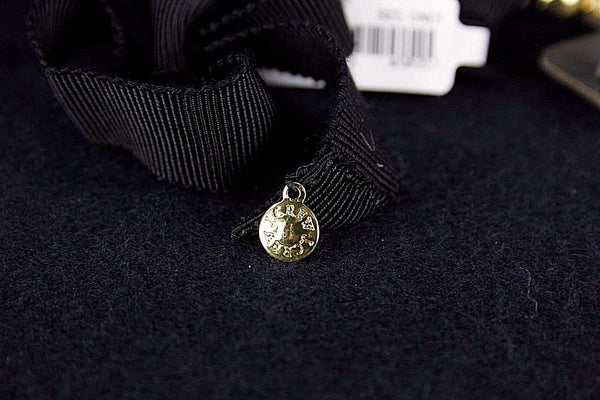 J Crew NEW $128 OS Black White Gold 2 Strand Round Beads Dangle Necklace