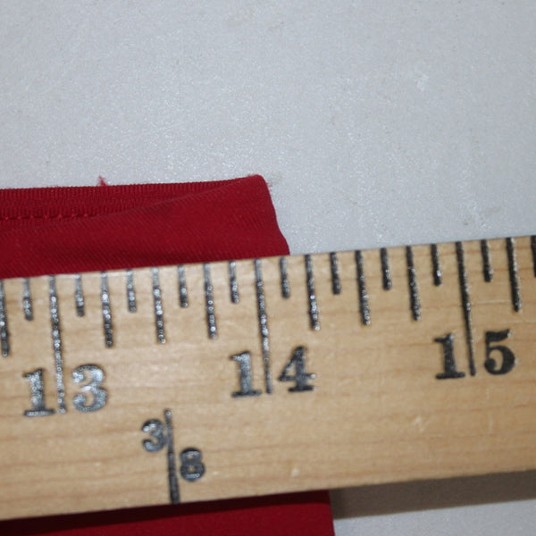 Lululemon AW Capri Pant Sz 6 x 22 Red Pull On Mid Calf No Fabric Label AW Capri