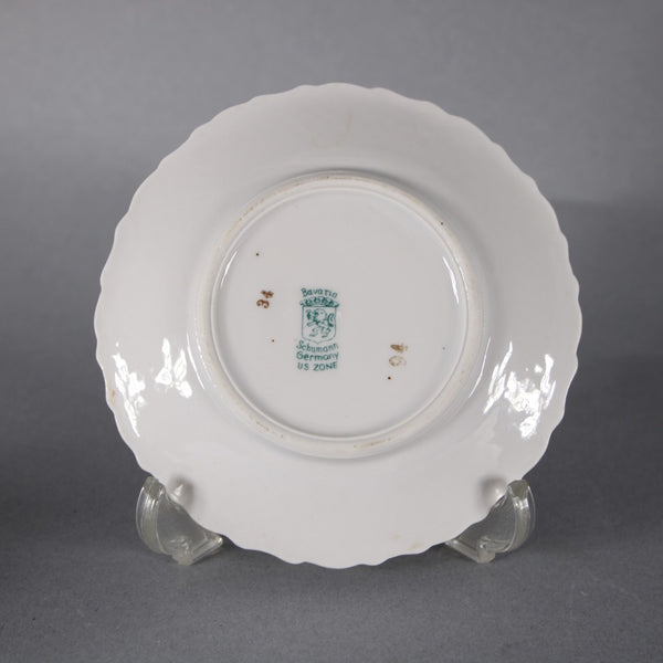 Flint Ridge Porcelain Teacup With Saucer White Yellow Multi Teacup With Saucer