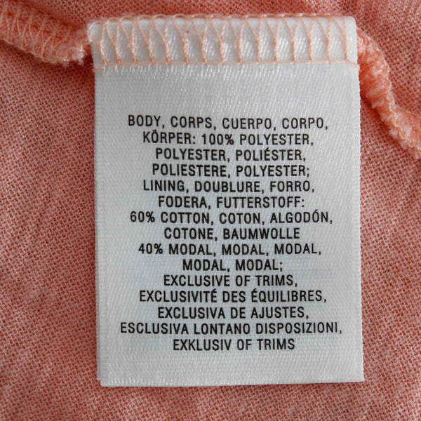 Meadow Rue Sz XS Peach Mint Multi Stripe Solid Lining Poly Cotton Blend Top